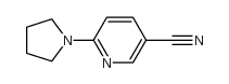 6-吡咯烷-1-基烟腈结构式