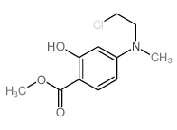 Benzoic acid,4-[(2-chloroethyl)methylamino]-2-hydroxy-, methyl ester picture