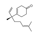 4-[(3R)-3,7-dimethylocta-1,6-dien-3-yl]cyclohex-3-en-1-one Structure