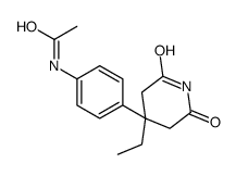 N-[4-(4-ethyl-2,6-dioxopiperidin-4-yl)phenyl]acetamide Structure