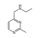 Ethyl-(2-methyl-pyrimidin-4-ylmethyl)-amine结构式