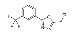 2-(chloromethyl)-5-[3-(trifluoromethyl)phenyl]-1,3,4-oxadiazole picture