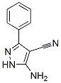 5-amino-3-phenyl-4-cyano-1H pyrazole structure