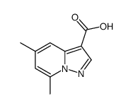 5,7-Dimethylpyrazolo[1,5-a]pyridine-3-carboxylic acid Structure