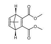 (1R,4S)-7,7-Dimethyl-bicyclo[2.2.1]hepta-2,5-diene-2,3-dicarboxylic acid dimethyl ester Structure