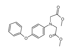 [carboxymethyl-(4-phenoxyphenyl)amino]acetic acid bis-methyl ester Structure