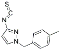 3-ISOTHIOCYANATO-1-(4-METHYL-BENZYL)-1H-PYRAZOLE结构式