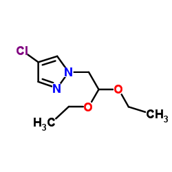 4-Chloro-1-(2,2-diethoxyethyl)-1H-pyrazole结构式