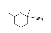 1,2,6-trimethyl-piperidine-2-carbonitrile Structure