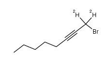 1-Bromo-1,1-dideuterooct-2-yne Structure