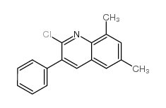 2-Chloro-6,8-dimethyl-3-phenylquinoline结构式