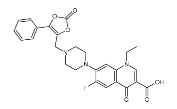 N-(5-phenyl-2-oxo-1,3-dioxol-4-yl)methyl NFLX结构式