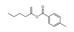 1-hexen-2-yl 4-methylbenzoate Structure