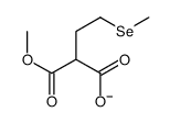 2-methoxycarbonyl-4-methylselanylbutanoate结构式