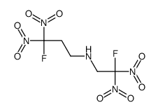 3-fluoro-N-(2-fluoro-2,2-dinitroethyl)-3,3-dinitropropan-1-amine Structure