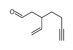 3-ethenylhept-6-ynal Structure