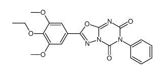 2-(4-ethoxy-3,5-dimethoxyphenyl)-6-phenyl-[1,3,4]oxadiazolo[3,2-a][1,3,5]triazine-5,7-dione Structure