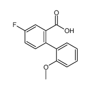 5-fluoro-2-(2-methoxyphenyl)benzoic acid结构式