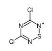 3,5-dichloro-1λ3-thia-2,4,6-triazacyclohexa-1,3,5-triene Structure