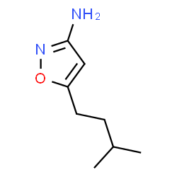 3-Isoxazolamine,5-(3-methylbutyl)-(9CI) structure