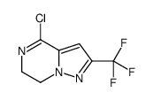 4-chloro-2-(trifluoromethyl)-6,7-dihydropyrazolo[1,5-a]pyrazine结构式