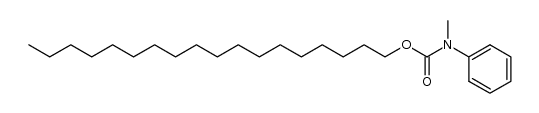 N-methyl N-phenyl carbamate d'octadecyle Structure