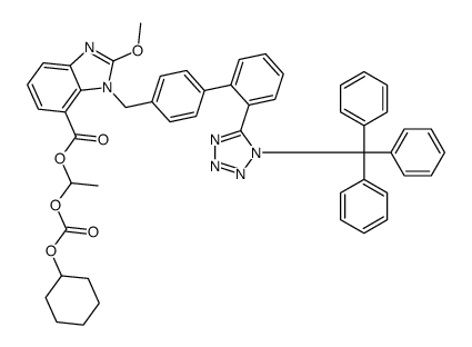 N-Trityl Candesartan Cilexetil Methoxy Analogue结构式