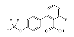 2-fluoro-6-[4-(trifluoromethoxy)phenyl]benzoic acid Structure