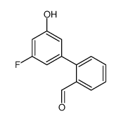 2-(3-fluoro-5-hydroxyphenyl)benzaldehyde Structure