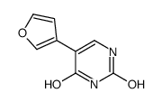 5-(furan-3-yl)-1H-pyrimidine-2,4-dione Structure