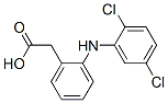 2-[(2,5-Dichlorophenyl)amino]benzeneacetic acid Structure