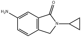 6-Amino-2-cyclopropylisoindolin-1-one Structure