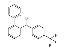 (2-(pyridin-2-yl)phenyl)(4-(trifluoromethyl)phenyl)methanol结构式