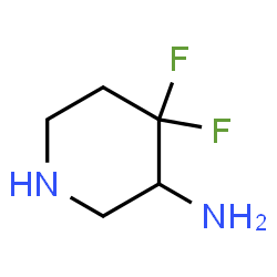 4,4-difluoropiperidin-3-amine hydrochloride dihydrochloride Structure