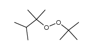 t-butyl 1,1,2-trimethylpropyl peroxide结构式