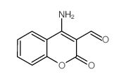 4-amino-2-oxochromene-3-carbaldehyde Structure