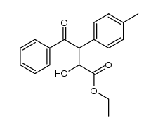 ethyl 2-hydroxy-4-oxo-4-phenyl-3-(p-tolyl)butanoate Structure