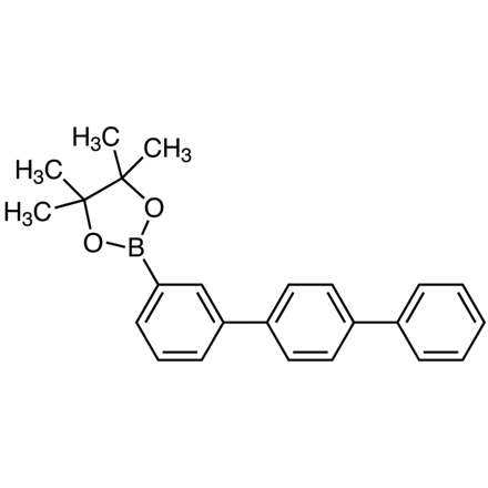 2-([1,1':4',1''-三联苯]-3-基)-4,4,5,5-四甲基-1,3,2-二氧杂环戊硼烷结构式