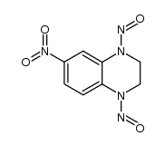 6-nitro-1,4-dinitroso-1,2,3,4-tetrahydroquinoxaline Structure