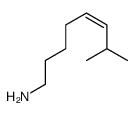 7-methyloct-5-en-1-amine结构式