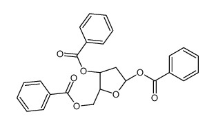 1,3,5-Tri-O-benzoyl-2-deoxyribofuranose Structure