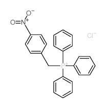 Phosphonium,[(4-nitrophenyl)methyl]triphenyl-, chloride (1:1) Structure