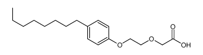 2-[2-(4-octylphenoxy)ethoxy]acetic acid结构式