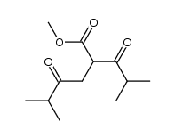 methyl 2-isobutyryl-5-methyl-4-oxohexanoate Structure