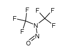 N-nitrosobis(trifluoromethyl)amine Structure