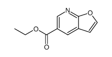 ethyl furo[2,3-b]pyridyne-5-carboxylate Structure