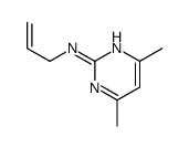 4,6-dimethyl-N-prop-2-enylpyrimidin-2-amine Structure