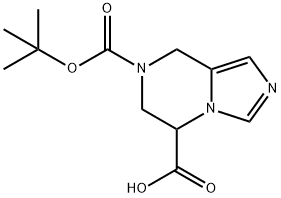 7-(tert-Butoxycarbonyl)-5,6,7,8-tetrahydroimidazo[1,5-a]pyrazine-5-carboxylic acid picture