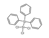 1,1,1-trichloro-2,2,2-triphenyl-disilane Structure