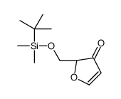 (2R)-2-[[tert-butyl(dimethyl)silyl]oxymethyl]furan-3-one结构式